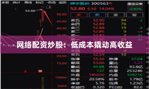 网络配资炒股：低成本撬动高收益